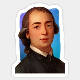 German Philosopher Johann Gottfried Herder illustration Sticker